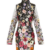 Maeva Black Floral Motif Mini Dress
