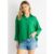 Mid Green Kimono Oversized Blouse