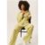 Green Textured Oversize Fit Long Sleeves Shirt