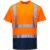 Portwest Hi Vis Contrast Short Sleeve T Shirt Orange / Navy L
