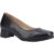 Amblers Walford Ladies Shoes Wide Fit Court Black Size 4