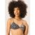 Mono Swirl Print Underwired Bikini Top