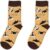 Brown Cat Pet Pair Bamboo Sock Set | UK Adult 4-7 x2