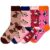 Pink Lover 4 Bamboo Sock Set | UK Adult 7-11