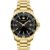 Movado 2600145 Series 800 Black Dial Yellow Gold PVD Men’s Watch