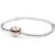 Pandora 580719 Moments Silver Bracelet with Rose Heart Clasp 17 cm