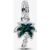 Pandora Opalescent Green Palm Tree Dangle Charm