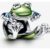 Pandora Climbing Frog Charm