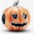 Glow-in-the-dark Spooky Pumpkin Charm
