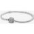 Pandora Moments 590723CZ-20 Schlangen-Gliederarmband mit Funkelndem Pavé-Verschluss