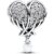 Pandora Sparkling Angel Wings & Heart Charm