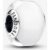 Pandora White Mini Murano Glass Charm