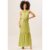 Green Halter Neck Maxi Dress