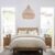Handwoven Rattan Pendant Light – Boho, Rustic Ceiling Light for Kitchen, Dining & Bedroom