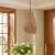 Zen Wabi-Sabi Woven Pendant Light with Natural Grass Texture