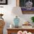 Colorful Handcrafted Ceramic Table Lamp – Ideal for Bedroom, Desk & Living Room