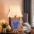 Elegant Handcrafted Ceramic Table Lamp Collection with Floral Design