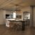 Contemporary Aluminum Black Ceiling Fan with Light, 6-Speed Control & Stepless Dimming