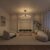 Elegant Gold Ceiling Fan with Light, Crystal Accent, and 6-Speed Control