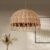 Boho Half Sphere Rattan Pendant Light
