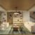 Copper Halo Ceiling Fan Light with Remote Control & Adjustable Color Temperature