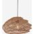 Spiral Rattan Pendant Light for Bedroom Dining Bar