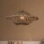Handcrafted Elegant Natural Black Bamboo Pendant Light