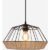 Geometric Rattan Pendant Light for a Touch of Natural Modernity