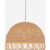 Boho Half Sphere Rattan Pendant Light