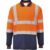 Portwest Mens Hi Vis Contrast Polo Long Sleeve Shirt