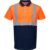 Portwest Mens Hi Vis Contrast Polo Short Sleeve Shirt