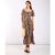 Purple Floral Sweetheart Neck Midi Dress | Clothing Size: 8