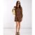Red Floral Long Sleeve Mini Dress | Clothing Size: 14