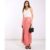 Pink Animal Satin Midi Skirt | Clothing Size: 12
