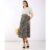 Daisy Spot Puff Sleeve Midi Dress | Clothing Size: 14