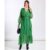 Green Animal Chiffon Maxi Dress | Clothing Size: 6