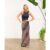 Leopard Chiffon Maxi Skirt | Clothing Size: 16