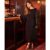 Black Feathered Trim Midaxi Dress | Clothing Size: 12