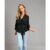 Black Soft Belted Jacket | Clothing Size: M