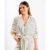 White Stripe Tie Front Shirt | Clothing Size: L