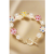 Sofia Richie x 8 Other Reasons Glass Bead Charm Bracelet Colour: Gold