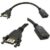 0.2m High Speed with Ethernet HDMI Stub F-F