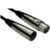 10m 3 Pin XLR Male to Female Cable – Silver Connectors