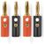 Speaker 4mm Banana Plugs 4 Pack