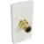 Single Phono Black Faceplate Module Euromod Wall Plate Module