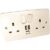 UK Wall Socket with built in USB Charging Ports