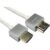 White Ultra Slim HDMI Cable 4k Ready 2m