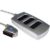 3-Way Silver Scart Splitter Box