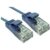 1.5m Slim Gigabit Network Cable CAT6 Low Smoke 2.8mm D Blue