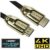 Nylon Braided 4k Premium Gold Fast HDMI Cable 2m